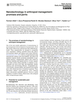 Image of first page of: Nanotechnology in arthropod management: promises and perils