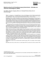 Bild der ersten Seite der Arbeit: Metallrecycling für die Rohstoffversorgung Deutschlands
                    – Aktivitäten der deutschen Rohstoffagentur (DERA)